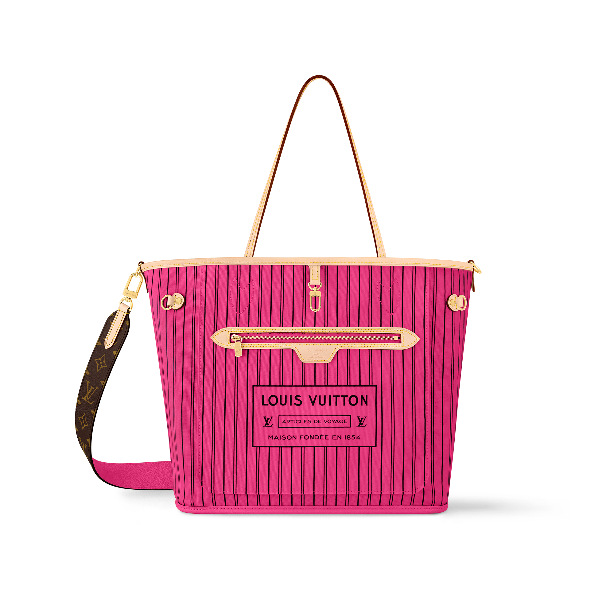 Louis Vuitton Neverfull Bandoulière Inside Out MM M12257