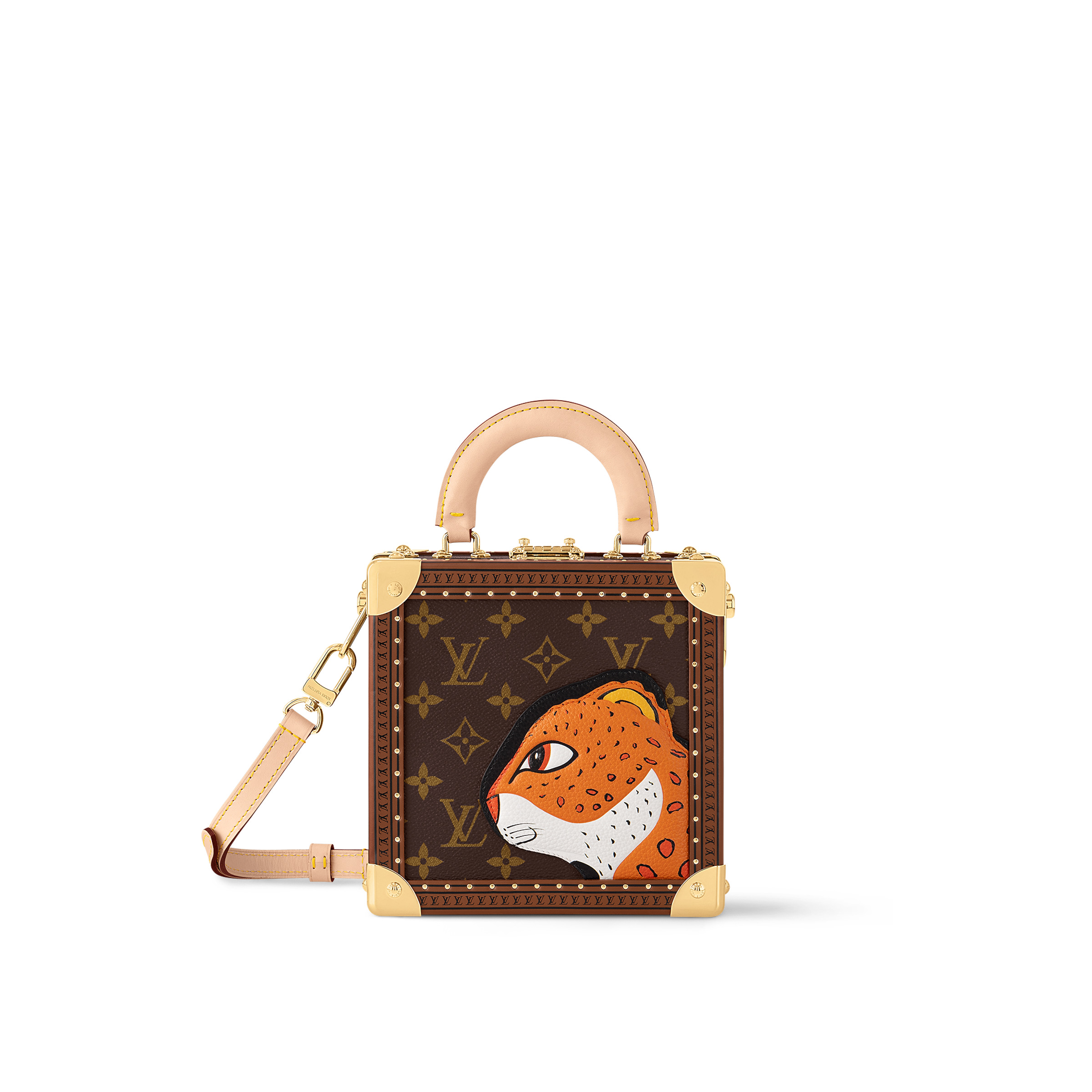 Louis Vuitton Mini Square Trunk Leopard M11210
